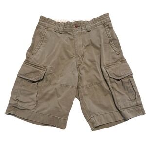 Vintage Polo Ralph Lauren Cargo Shorts Mens 31 Army Green Khaki Work Utility Y2K